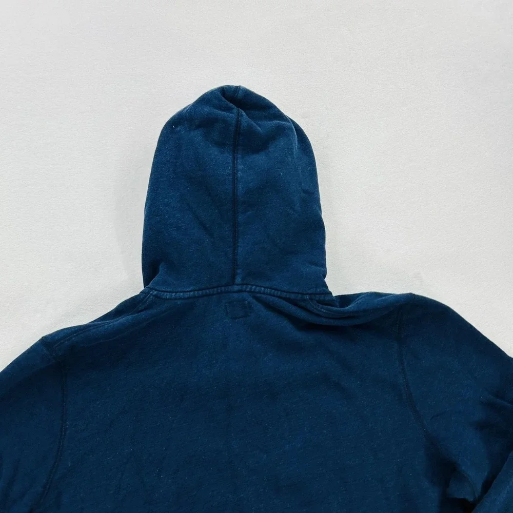 Levi's Hoodie Mens 2XL Blue Full Zip Fleece Sweatshirt Red Tab Logo Jacket